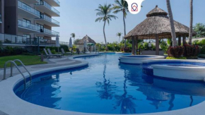 Apartment with pool 3 beds in Acapulco